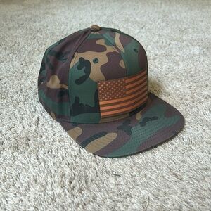 Camo American Flag Hat 🇺🇸